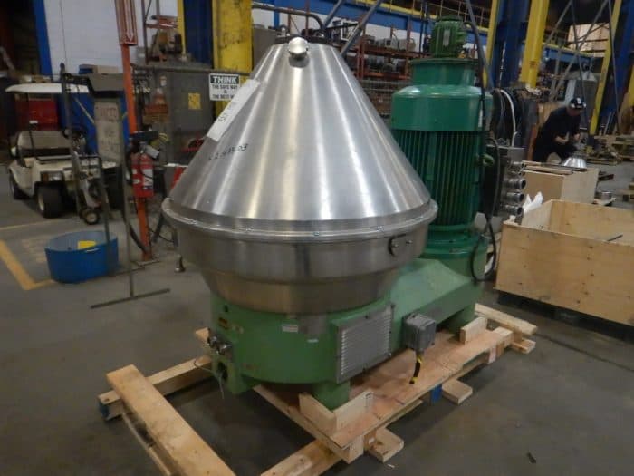 GEA Westfalia Desludger Disc Centrifuge, Model HSA 200-36-777