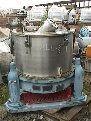 Heine 850mm x 400mm Perforated Basket Centrifuge (316SS)