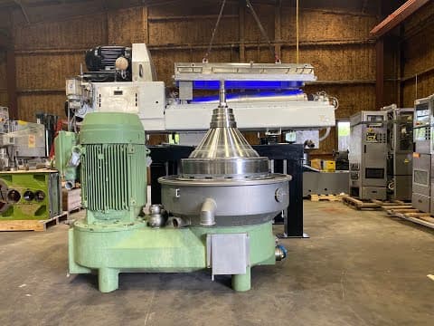 Westfalia MSE-500 Disc Stack Dairy Centrifuge — Bowl Balance — Centrifuge World