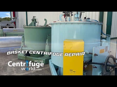 Basket Centrifuge Repair — Centrifuge World