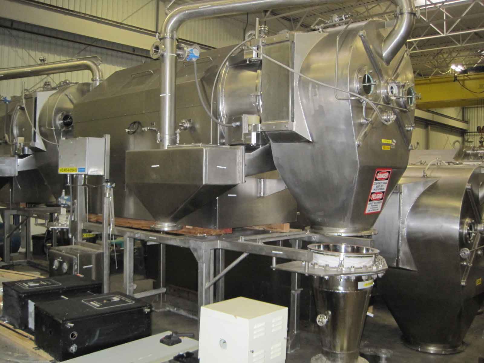 Basket centrifuge undergoing repair at a Centrifuge World service center