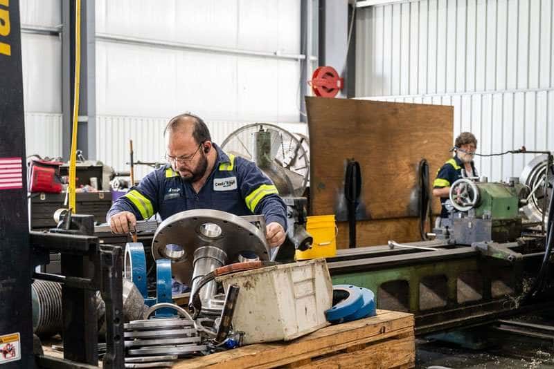 Centrifuge parts refitting